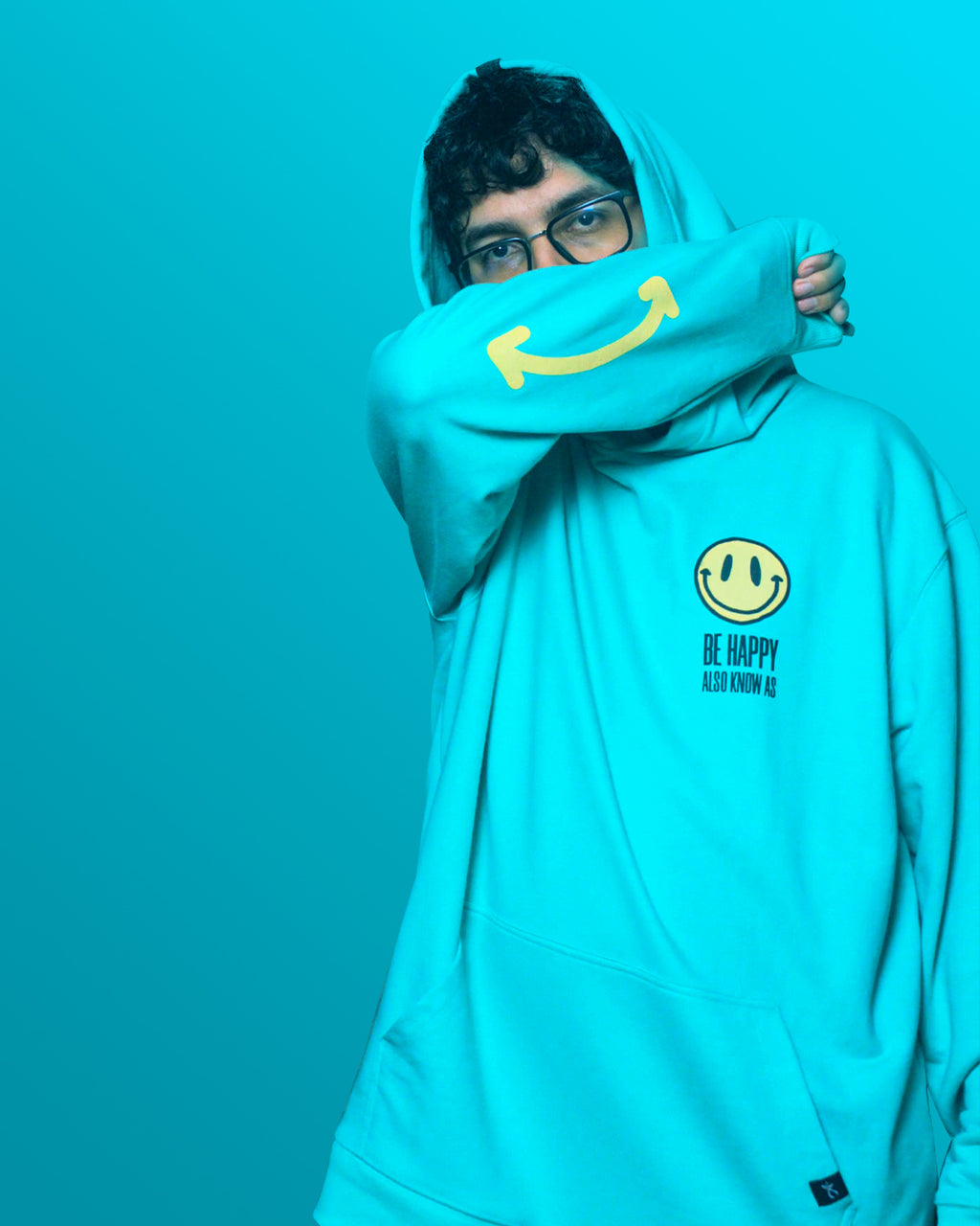 OVERSIZE HOODIE BE HAPPY