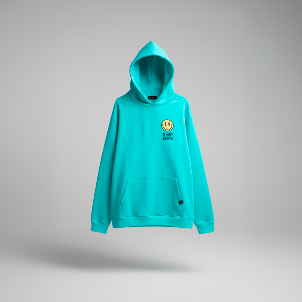 OVERSIZE HOODIE BE HAPPY